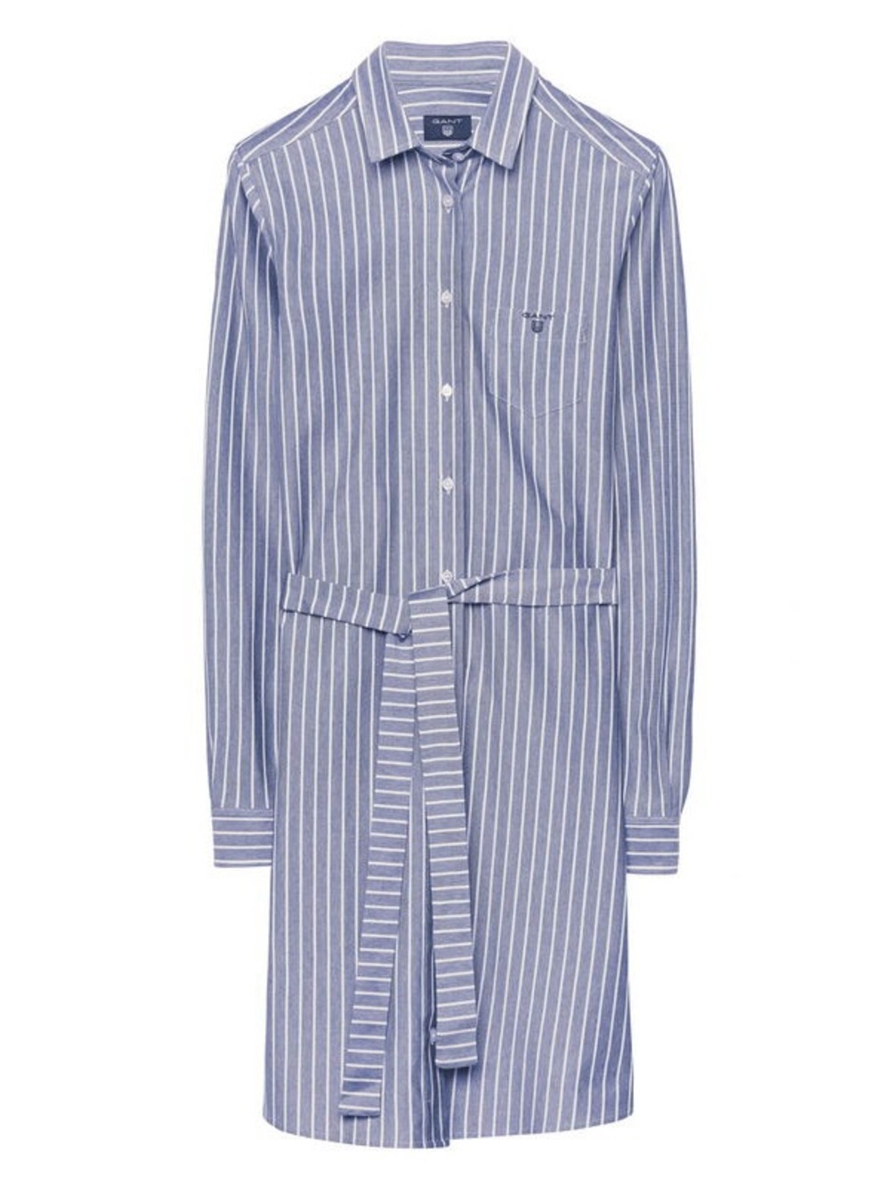 Gant Belted Piqué Shirtdress in Stripe